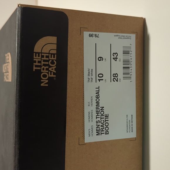 COPY - Mens North Face Thermoball Traction Bootie Slippers - Picture 2 of 7